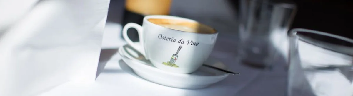 Espresso at a set table