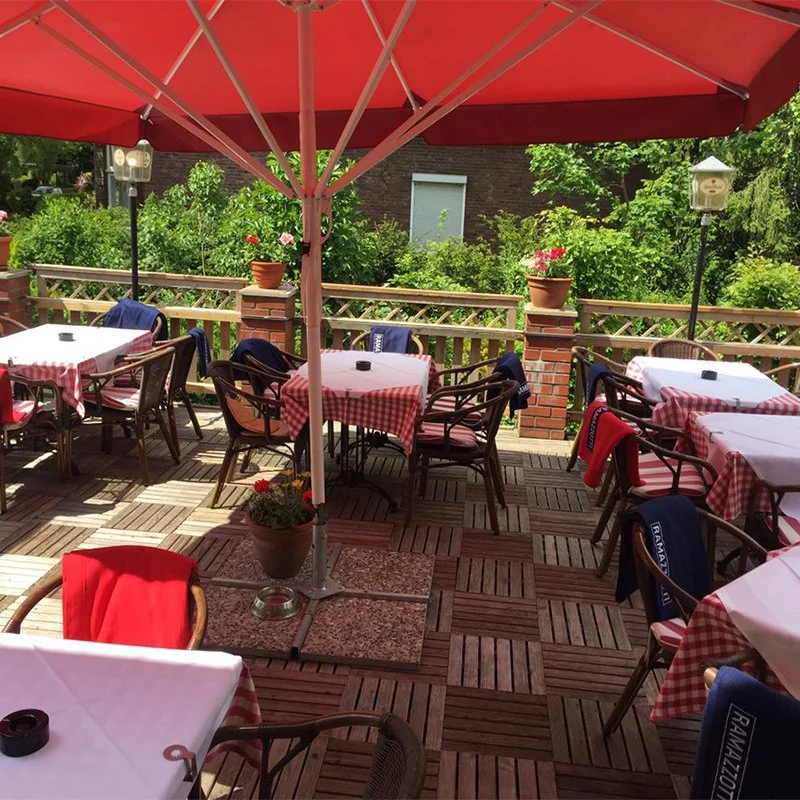 The terrace
